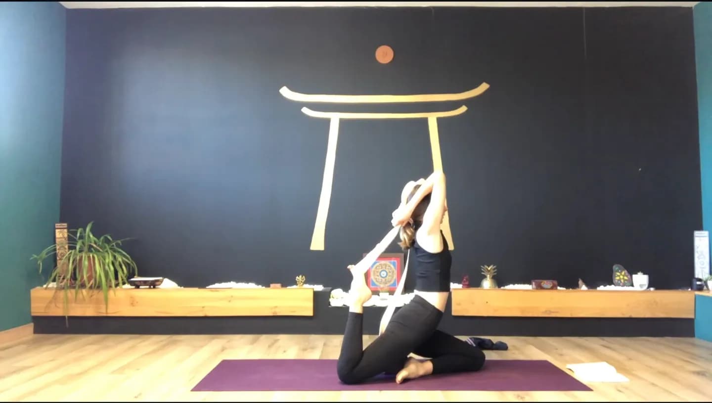 Yoga Vinyasa flow - King Pigeon